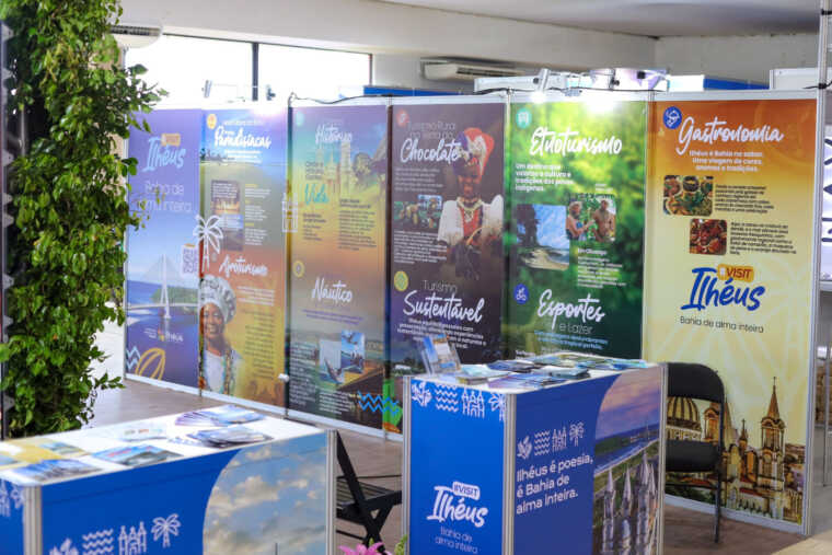 ExpoCacau 2025: Stand Visit Ilhéus promove cidade como destino turístico